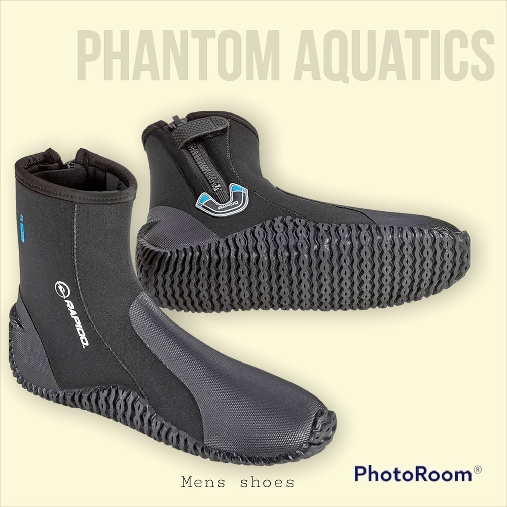 Nwt Phantom Aquatics Boutique Collection Wise 5mm Neoprene Wetsuit Dive Boot